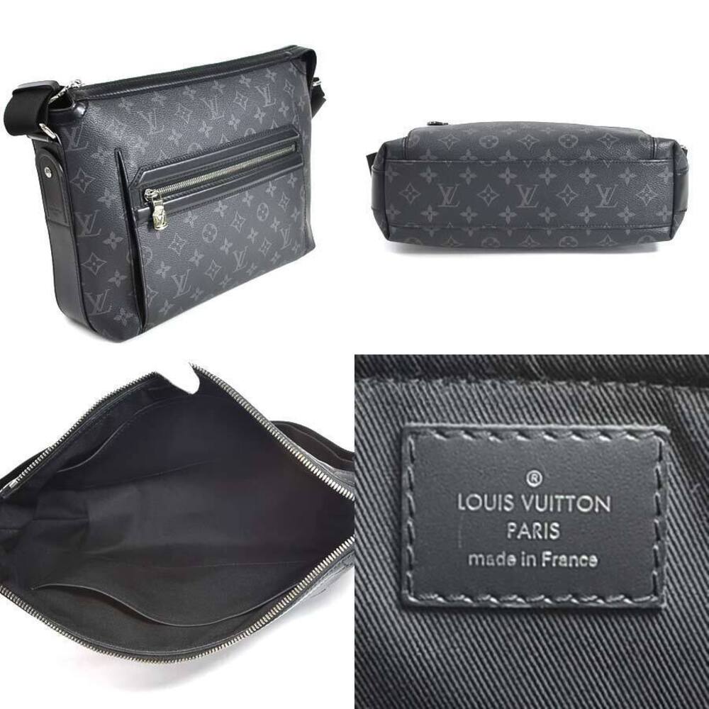 Louis Vuitton Messenger Monogram Canvas Black Shoulder Eclipse Bag Odysse